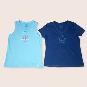 Life Is Good Shirt Lot